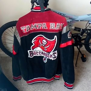 Suede Tampa Bay winter jacket.